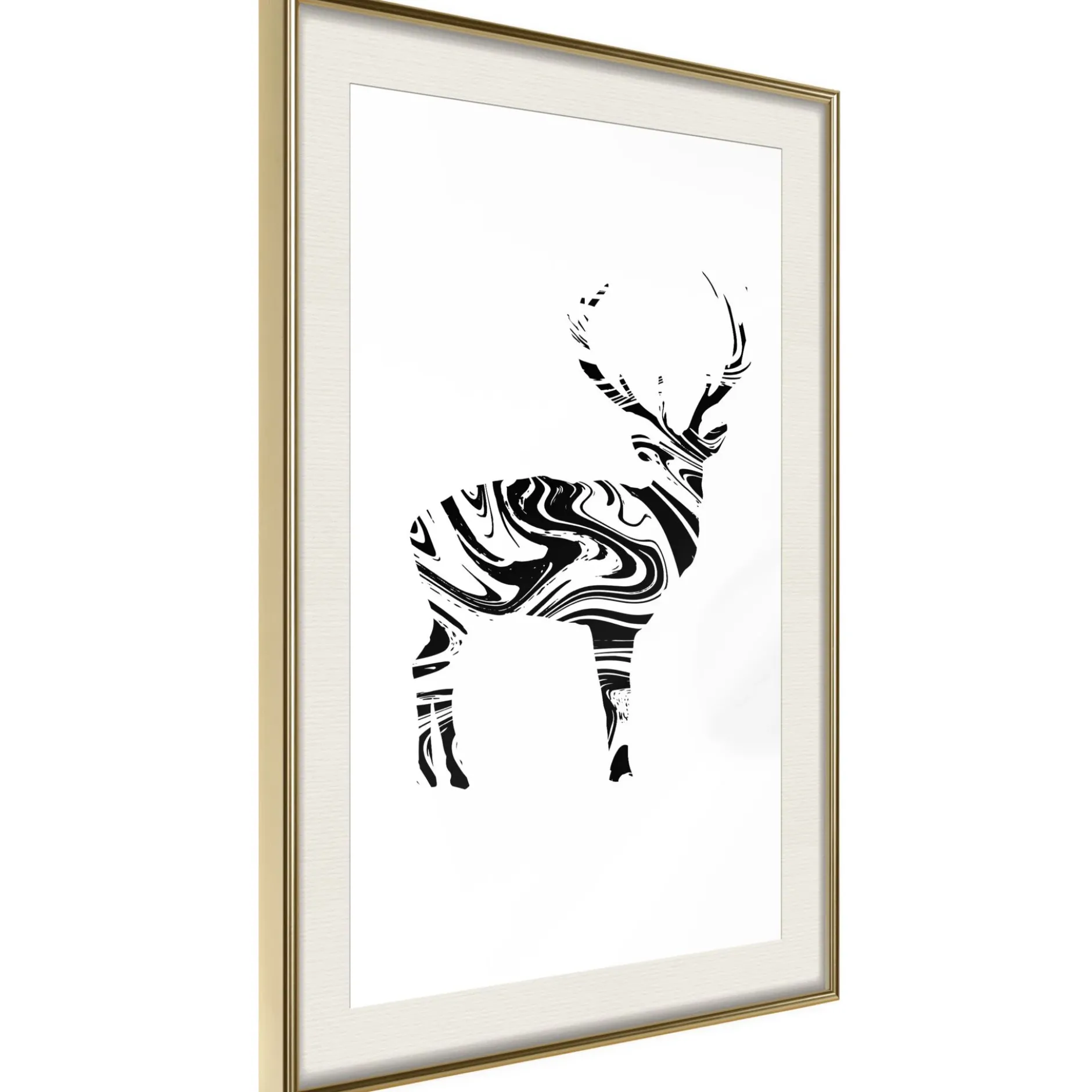 Poster 'Marble Stag'