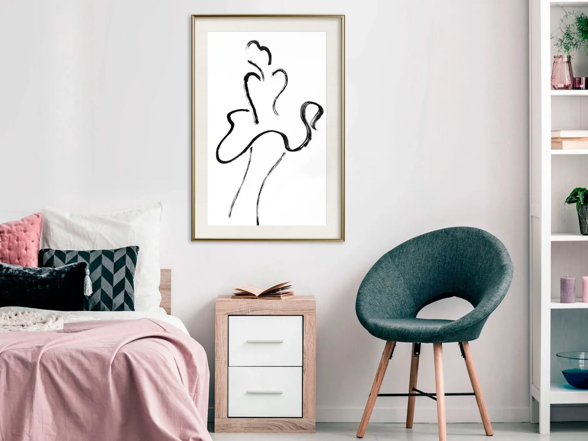 Poster 'Marilyn Outline'