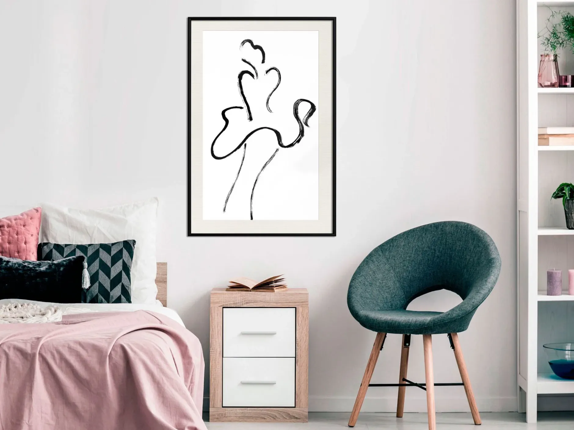 Poster 'Marilyn Outline'
