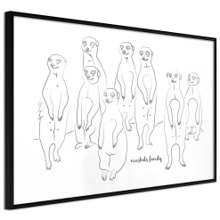 Poster 'Meerkats Family'