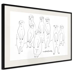 Poster 'Meerkats Family'