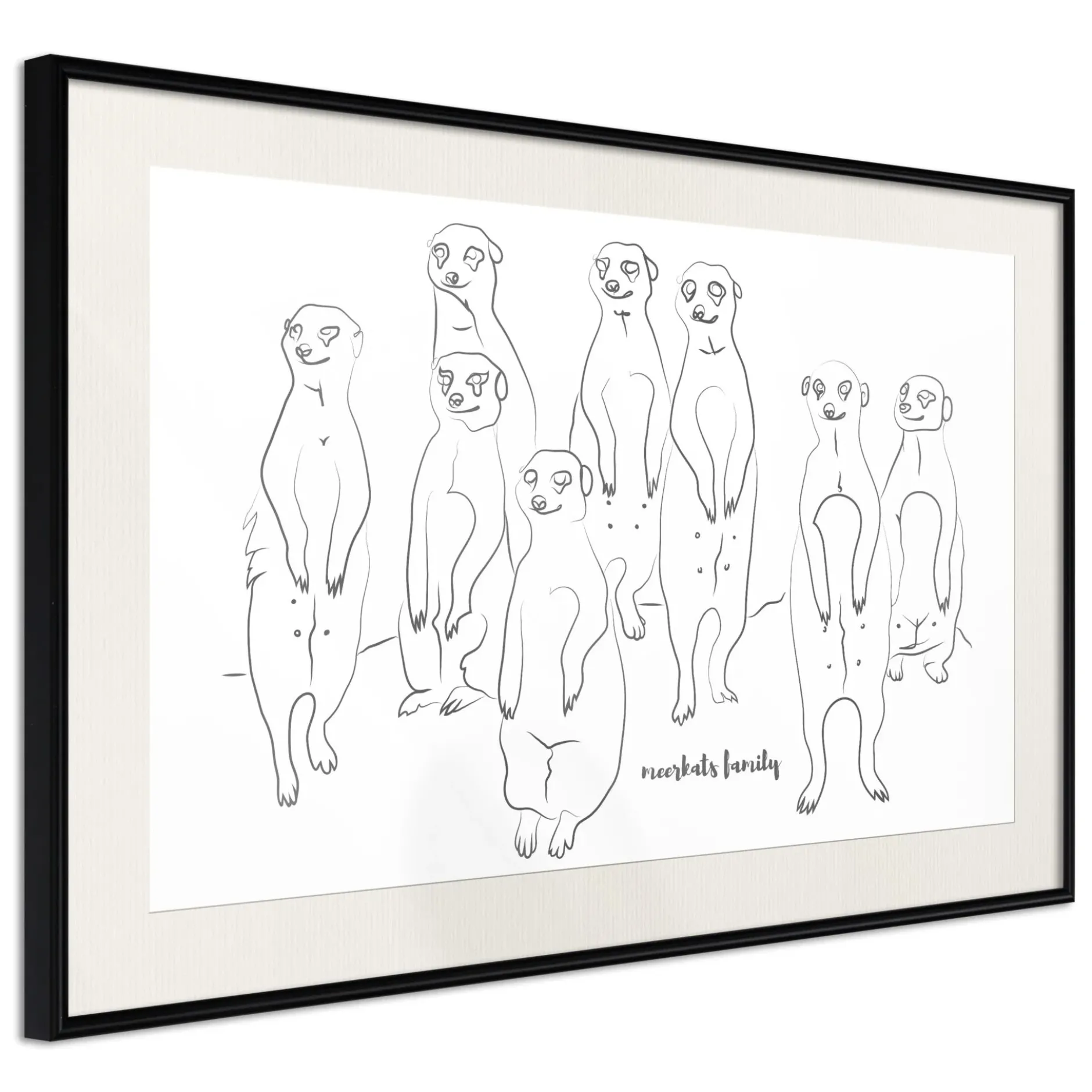 Poster 'Meerkats Family'