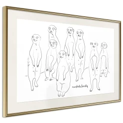 Poster 'Meerkats Family'