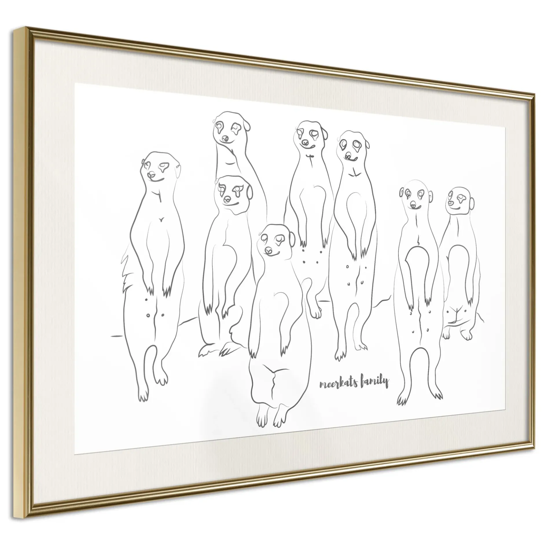 Poster 'Meerkats Family'