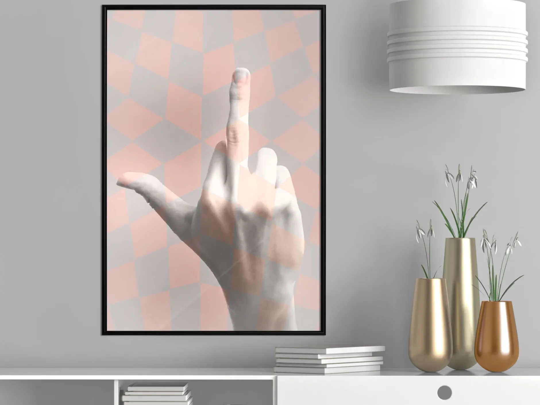 Poster 'Middle Finger'