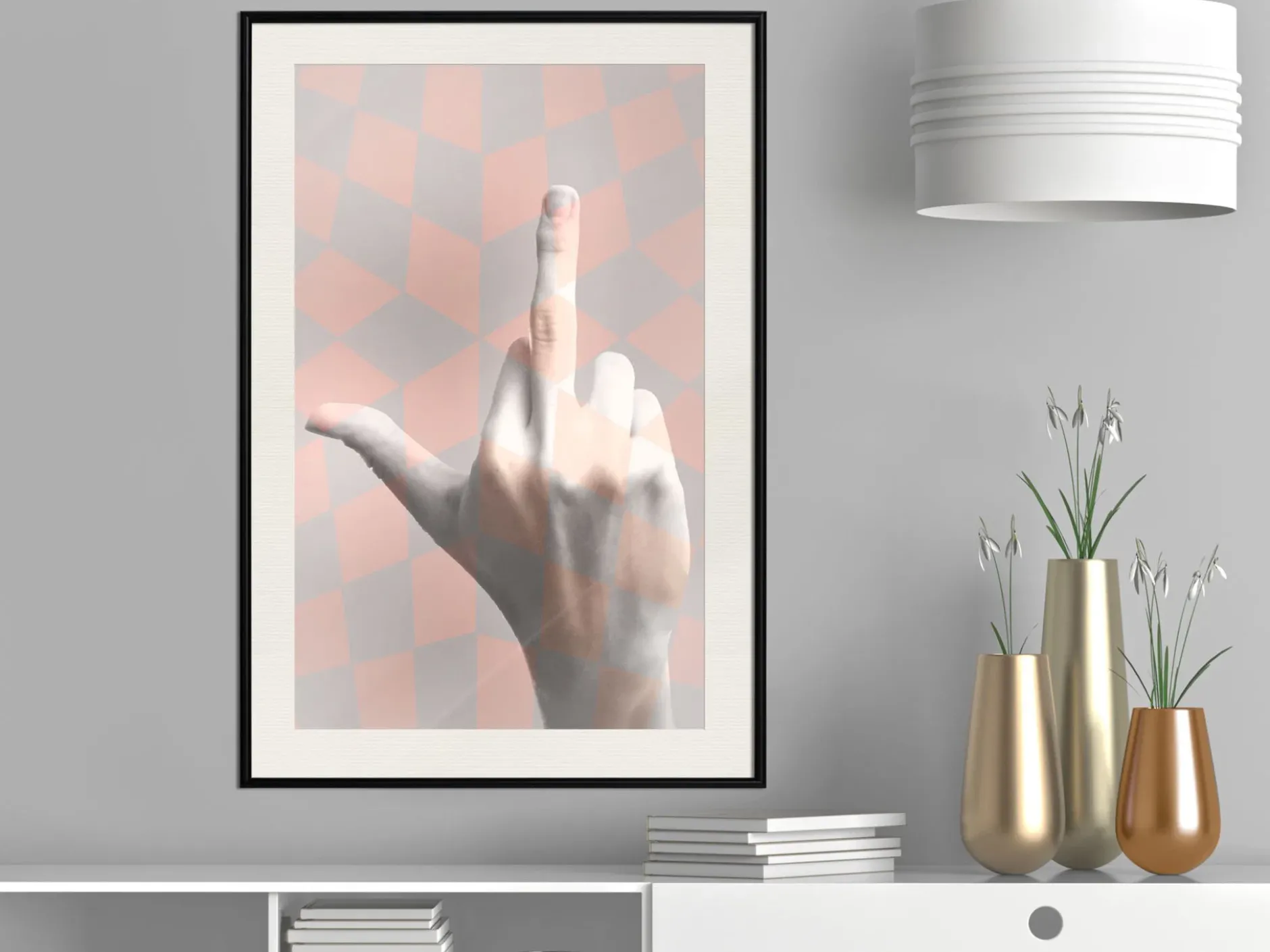 Poster 'Middle Finger'