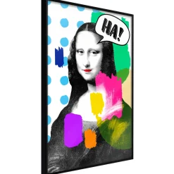 Poster 'Mona Lisa Pop-art'