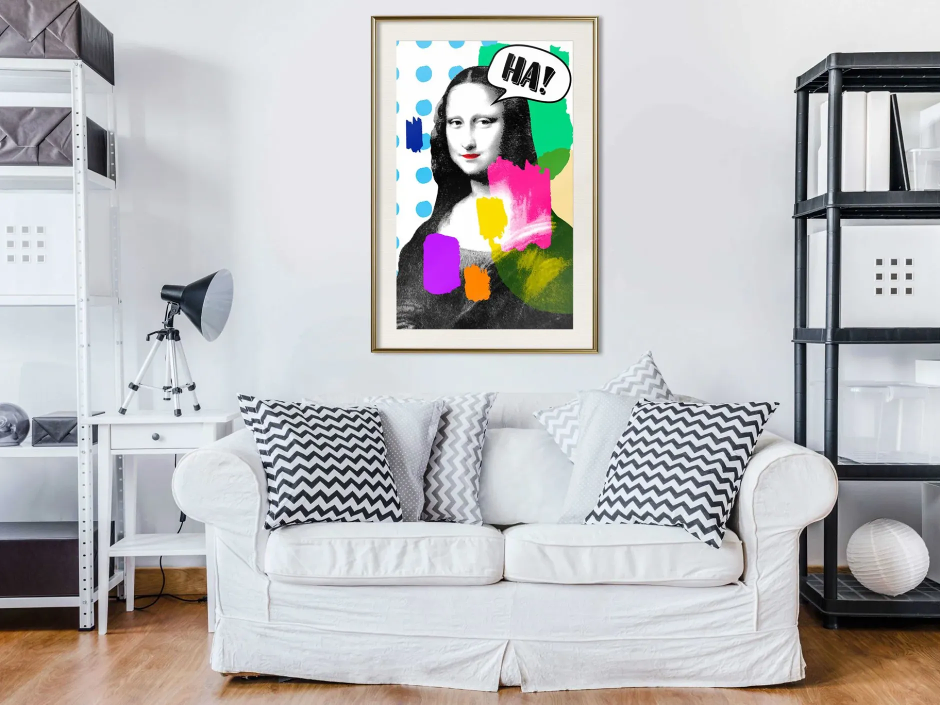 Poster 'Mona Lisa Pop-art'