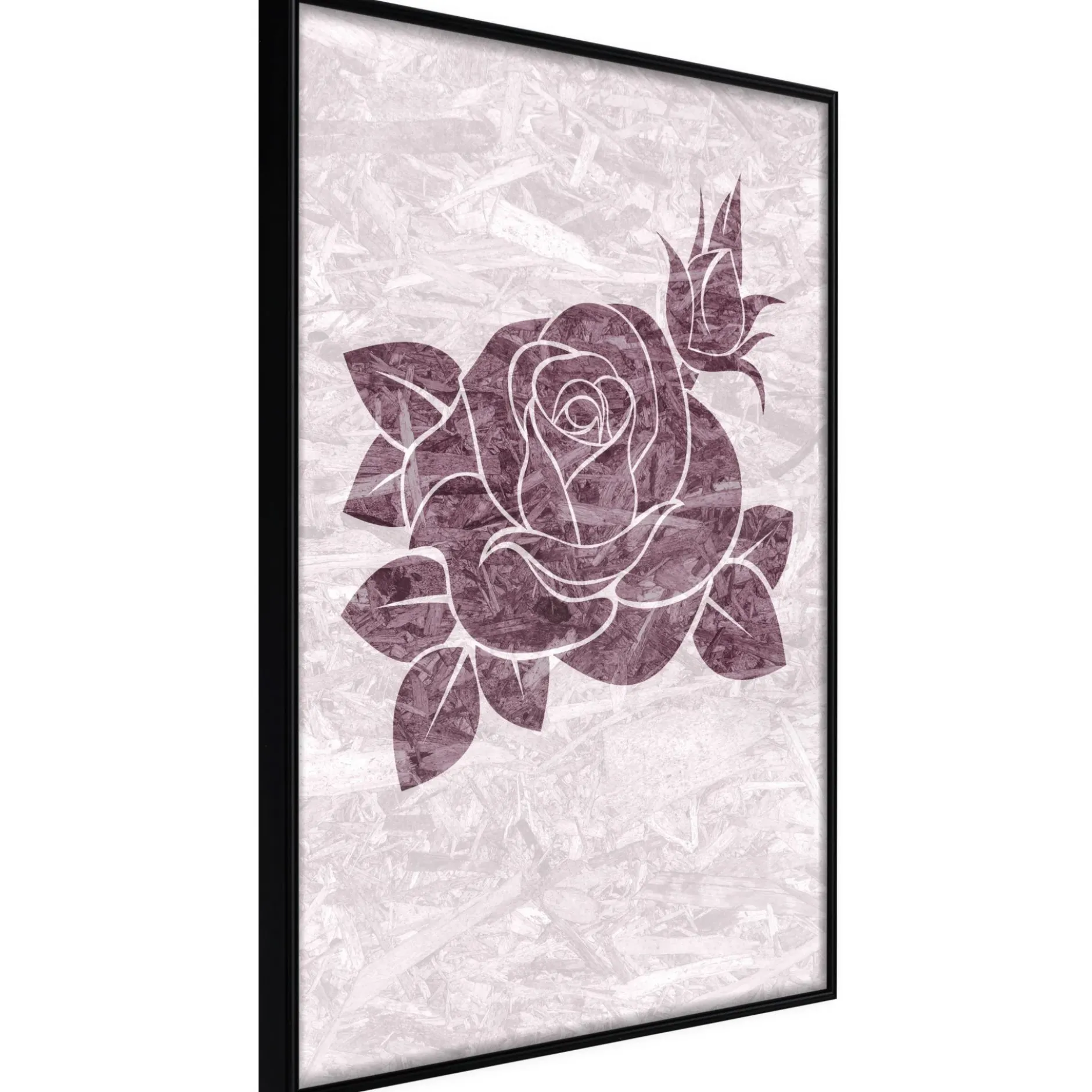Poster 'Monochromatic Rosae'
