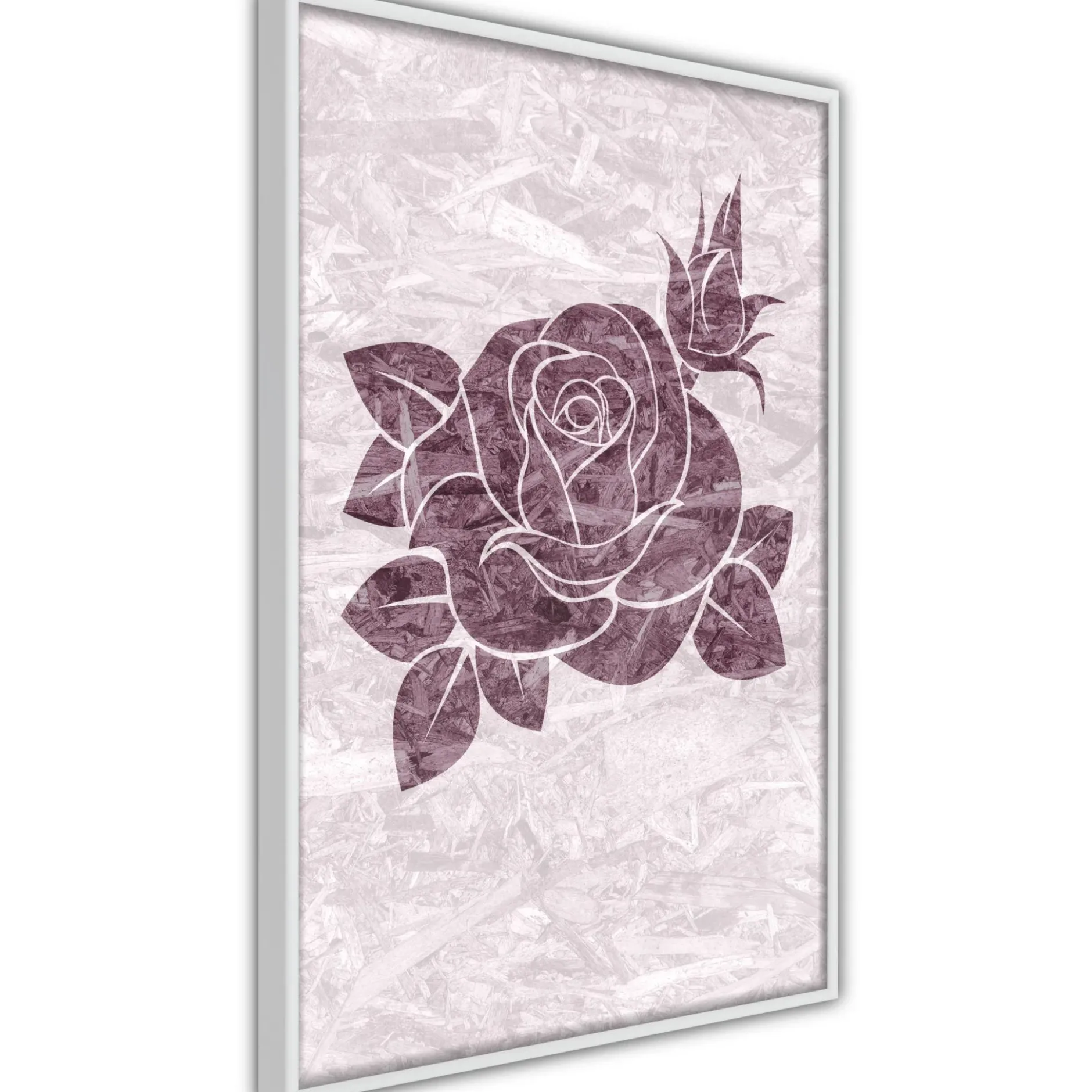 Poster 'Monochromatic Rosae'