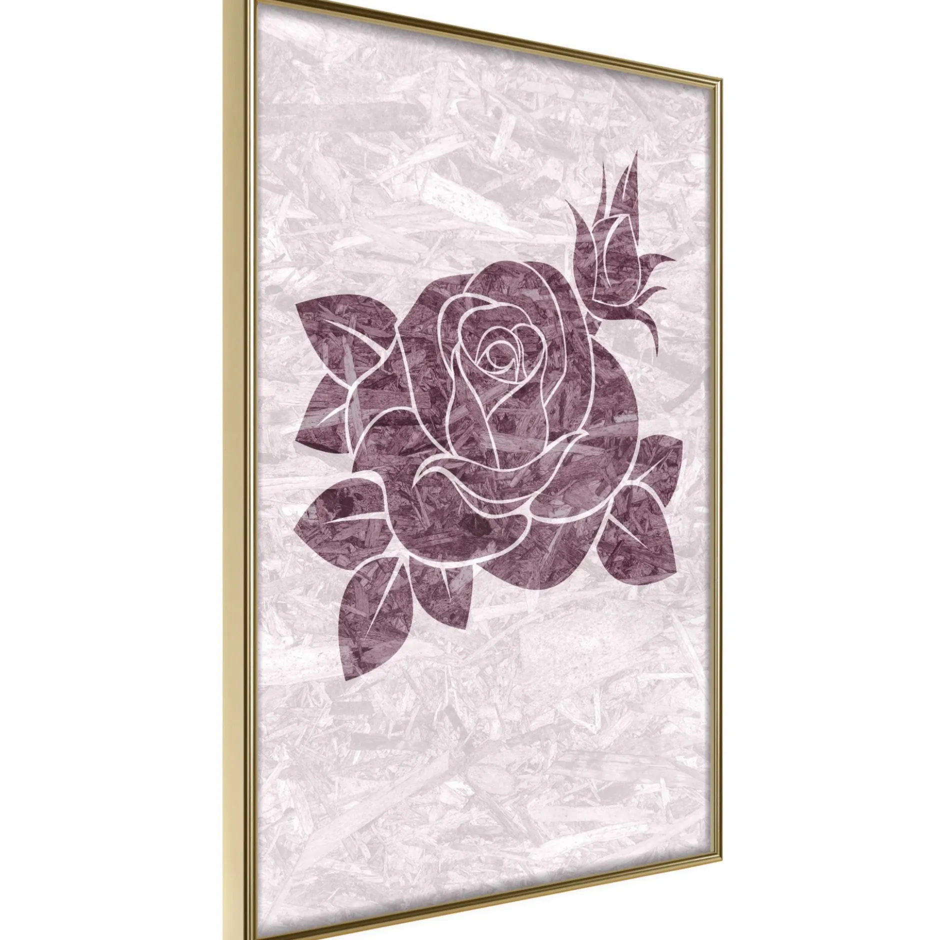 Poster 'Monochromatic Rosae'