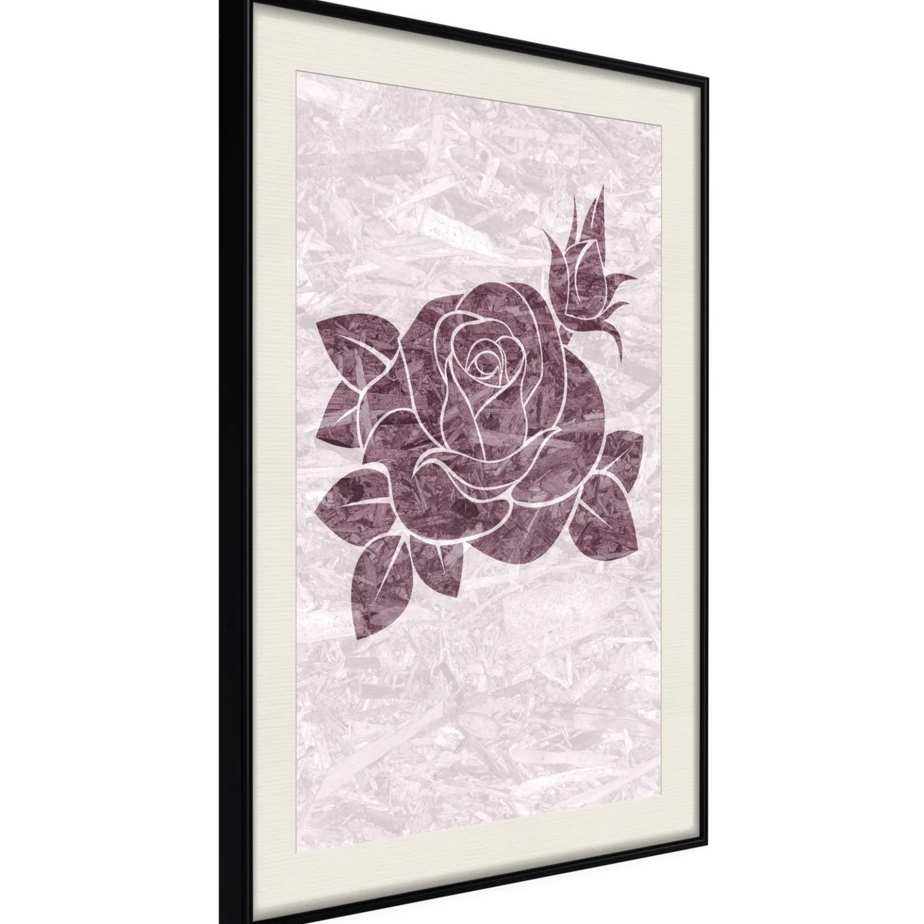Poster 'Monochromatic Rosae'