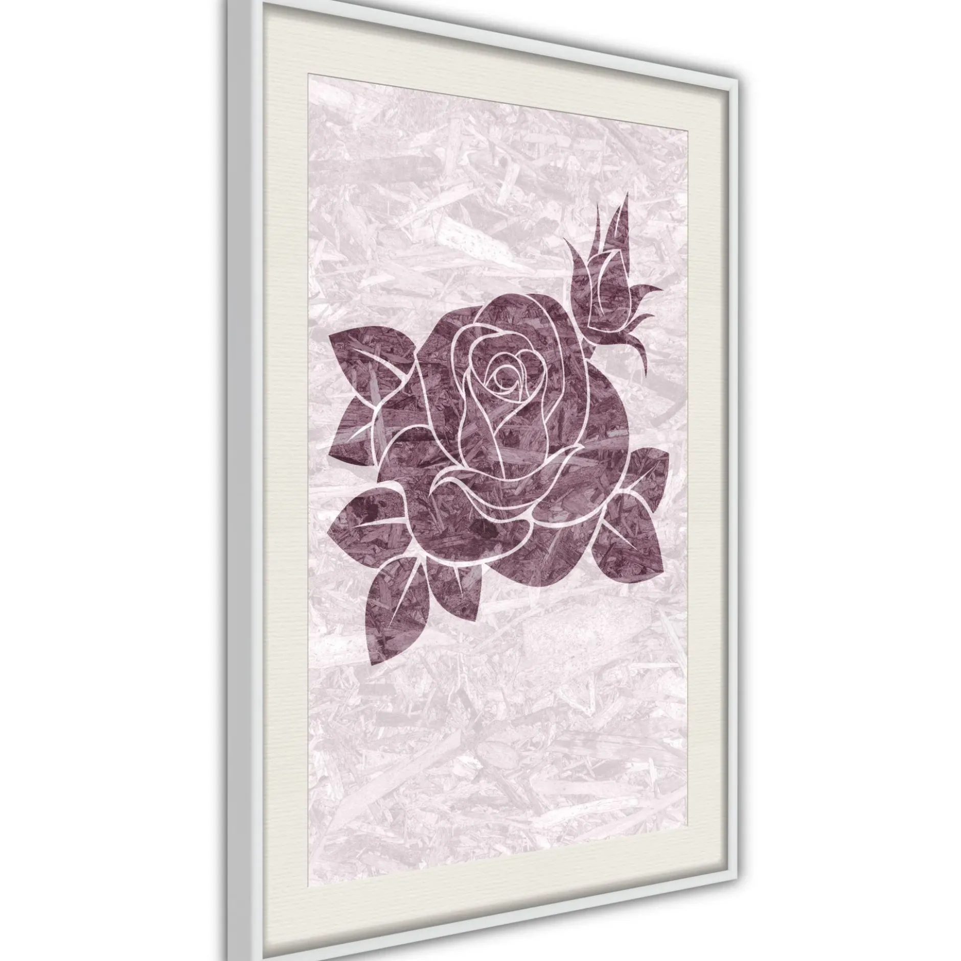 Poster 'Monochromatic Rosae'