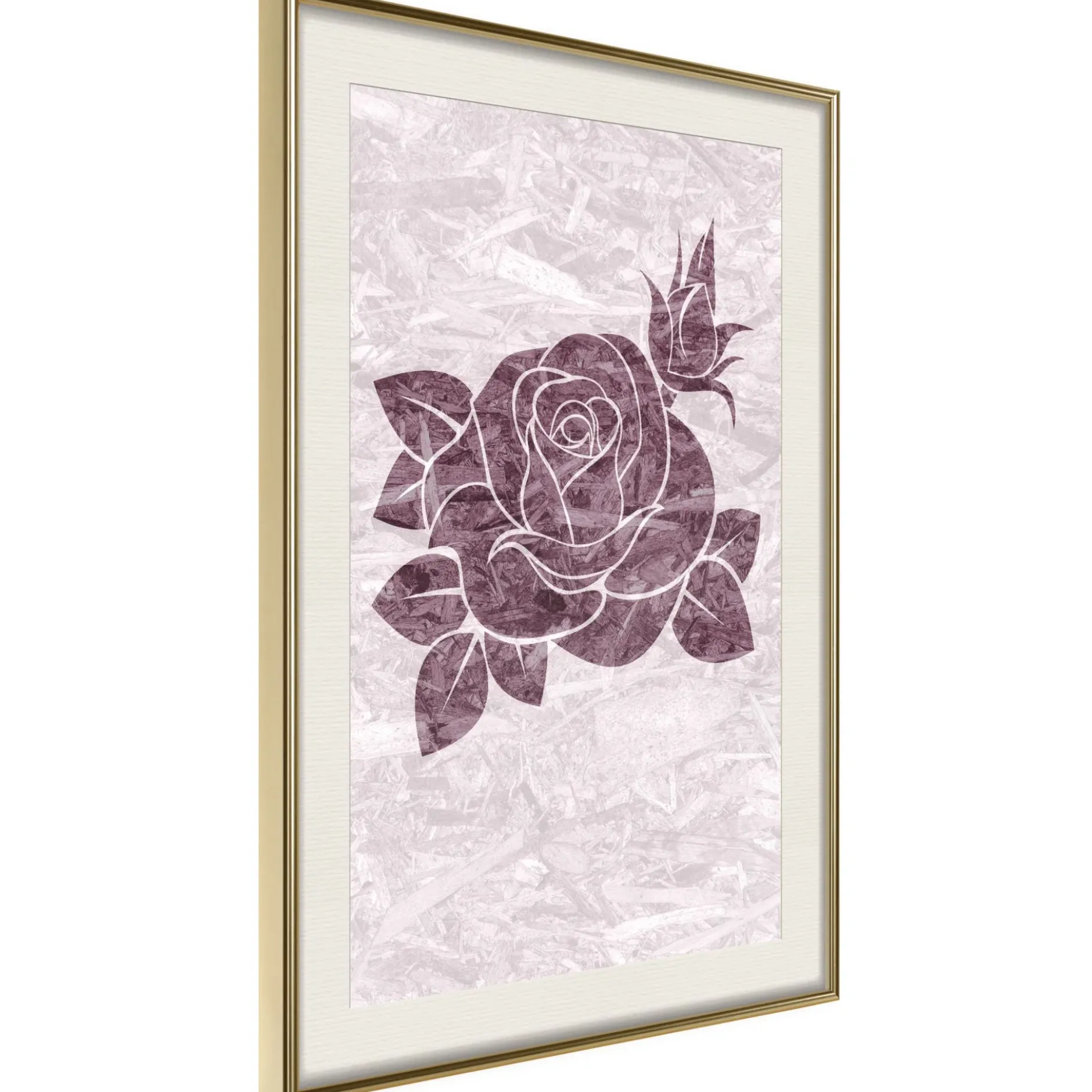 Poster 'Monochromatic Rosae'