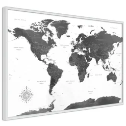 Poster 'Monochrome Map'