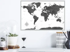 Poster 'Monochrome Map'