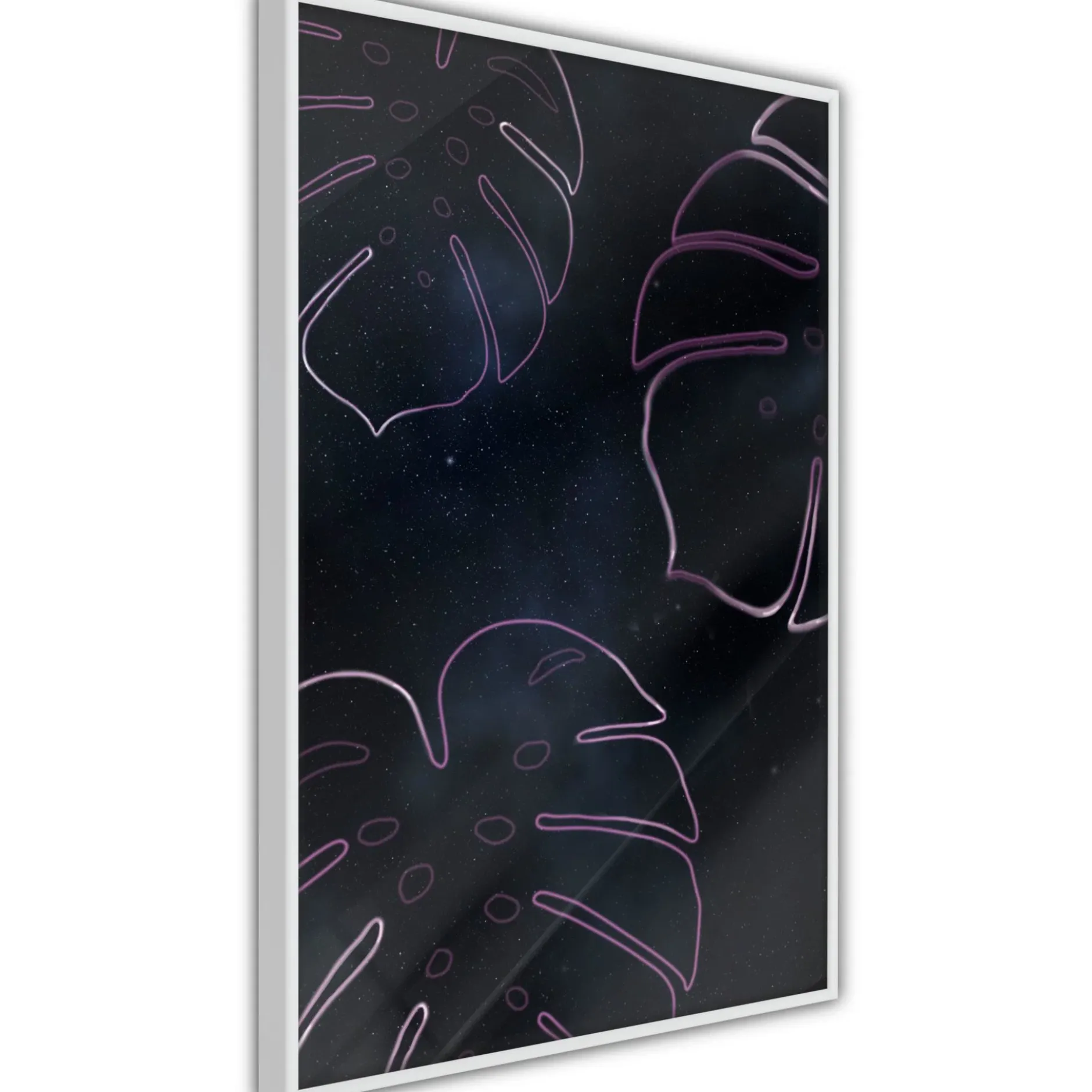 Poster 'Monstera Outline'