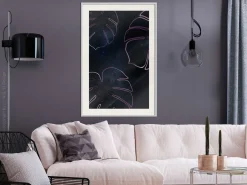 Poster 'Monstera Outline'