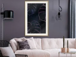 Poster 'Monstera Outline'
