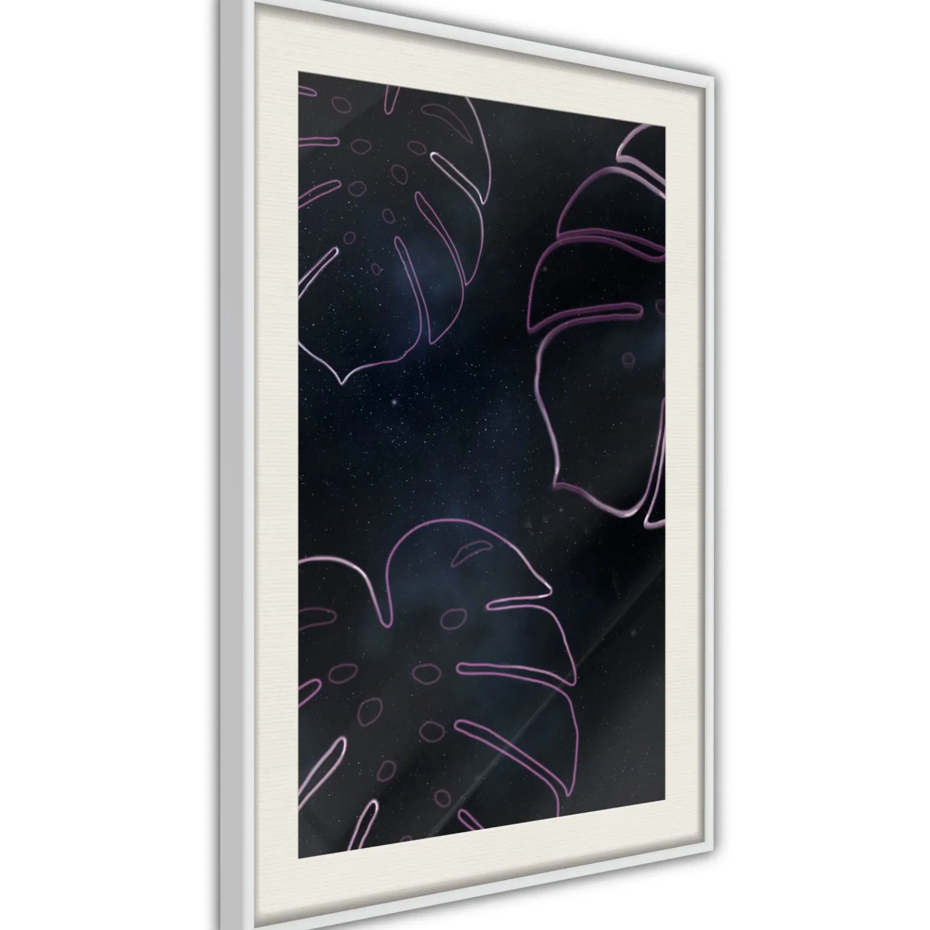 Poster 'Monstera Outline'