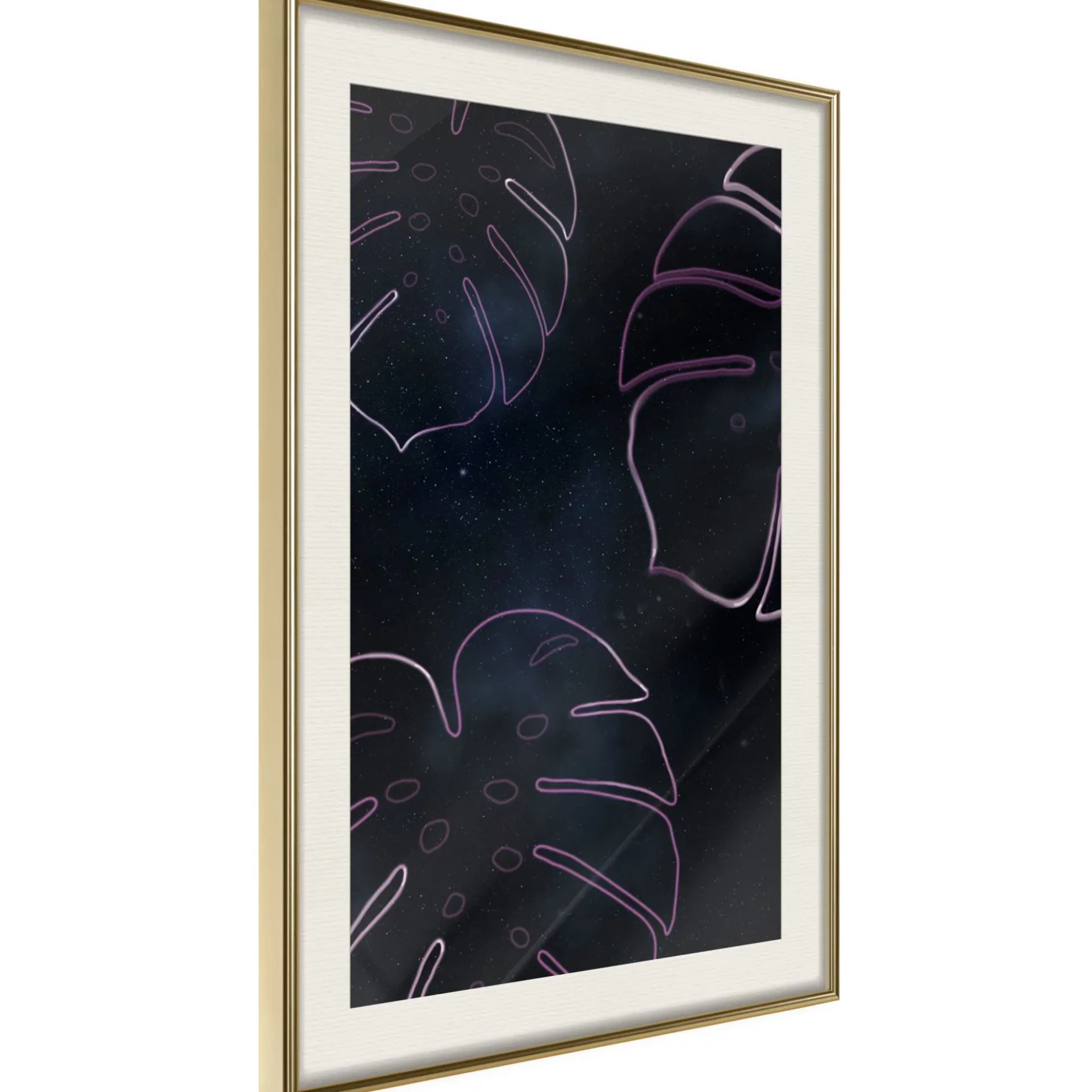 Poster 'Monstera Outline'