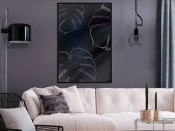 Poster 'Monstera Outline'