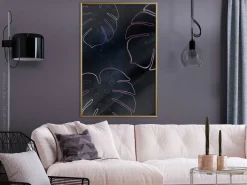 Poster 'Monstera Outline'