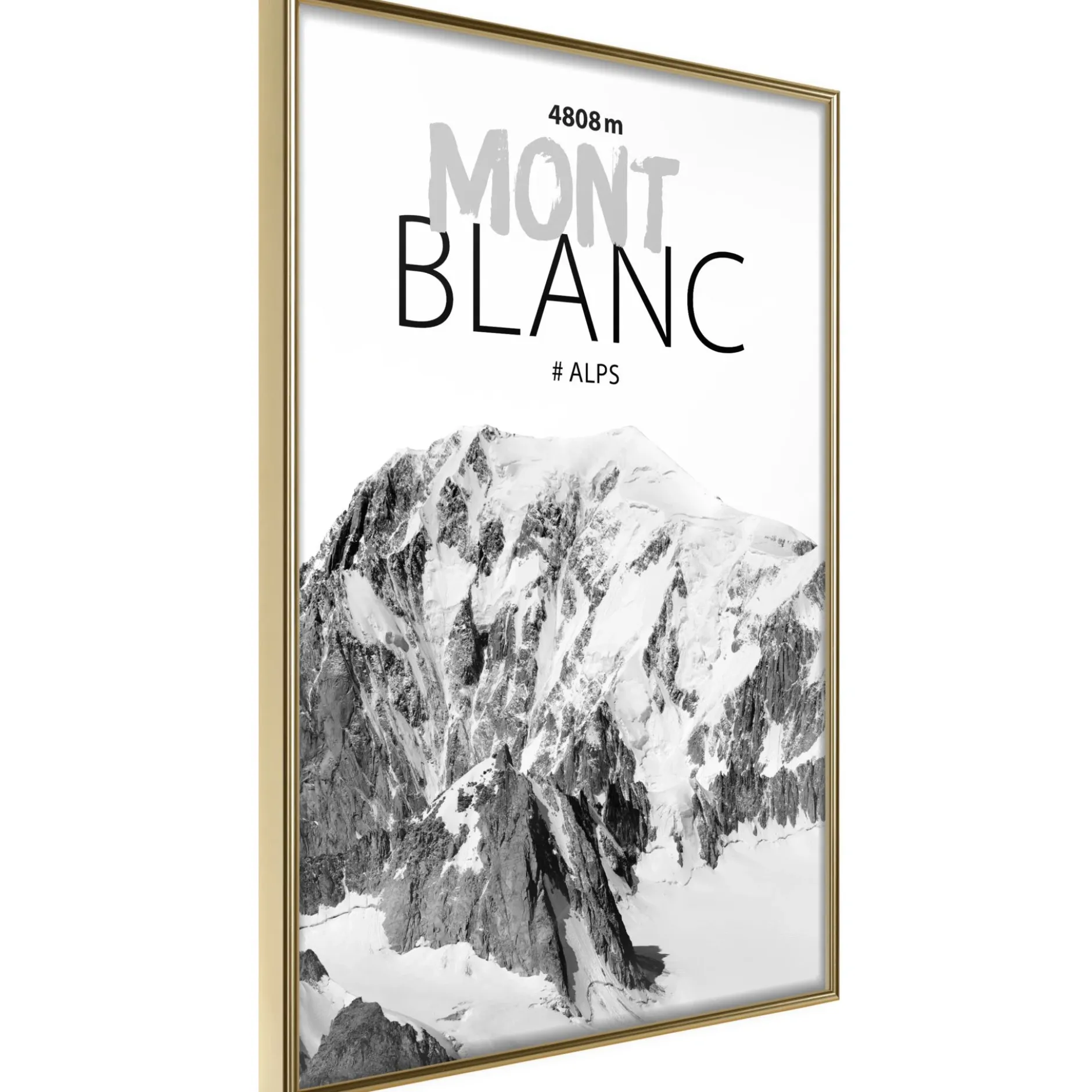 Poster 'Mont Blanc'
