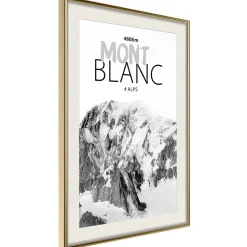 Poster 'Mont Blanc'