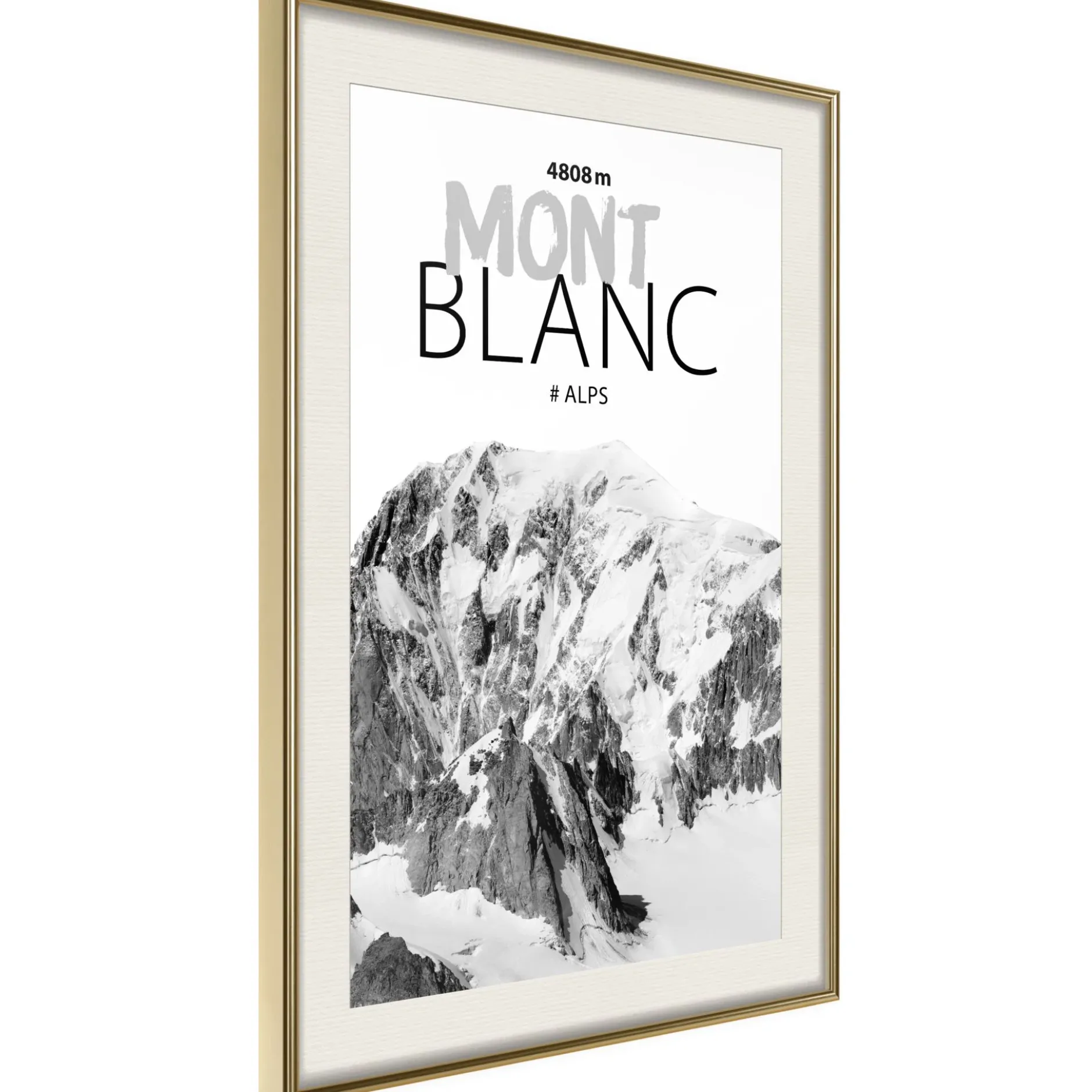 Poster 'Mont Blanc'