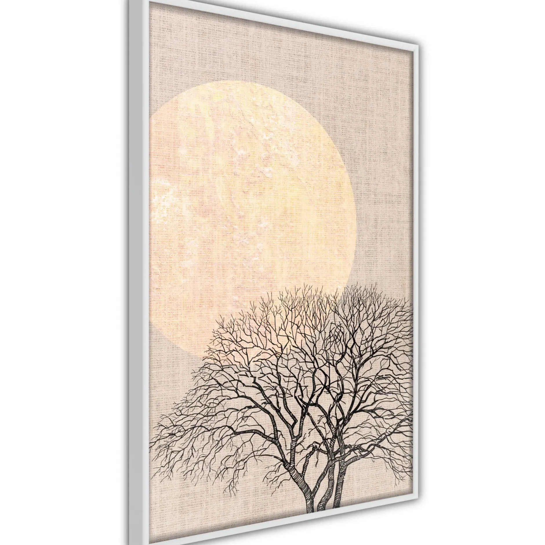 Poster 'Morning Full Moon'