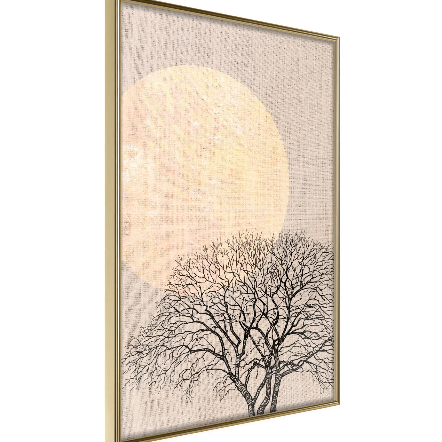 Poster 'Morning Full Moon'
