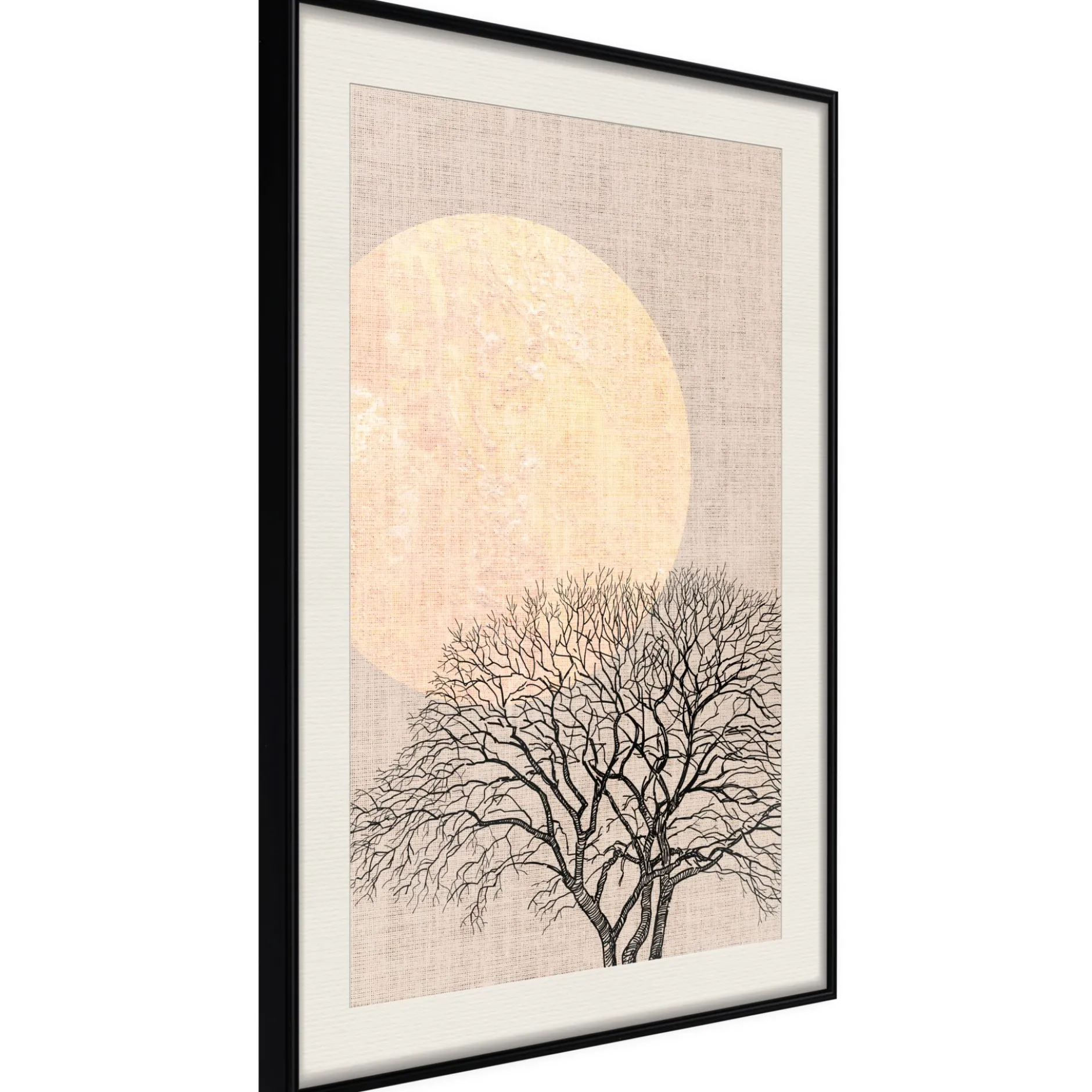 Poster 'Morning Full Moon'