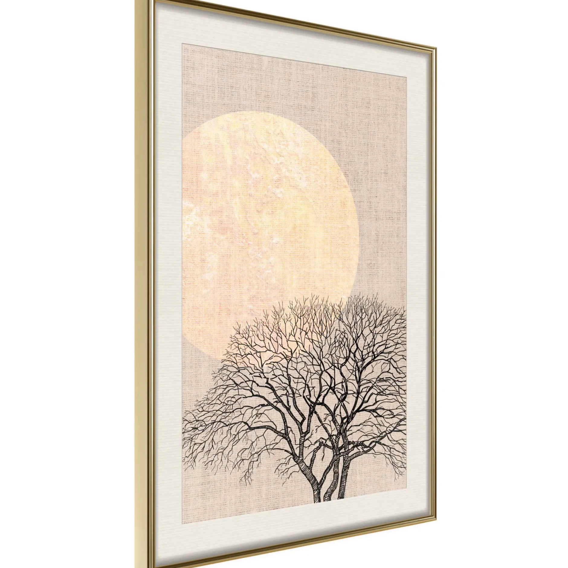 Poster 'Morning Full Moon'