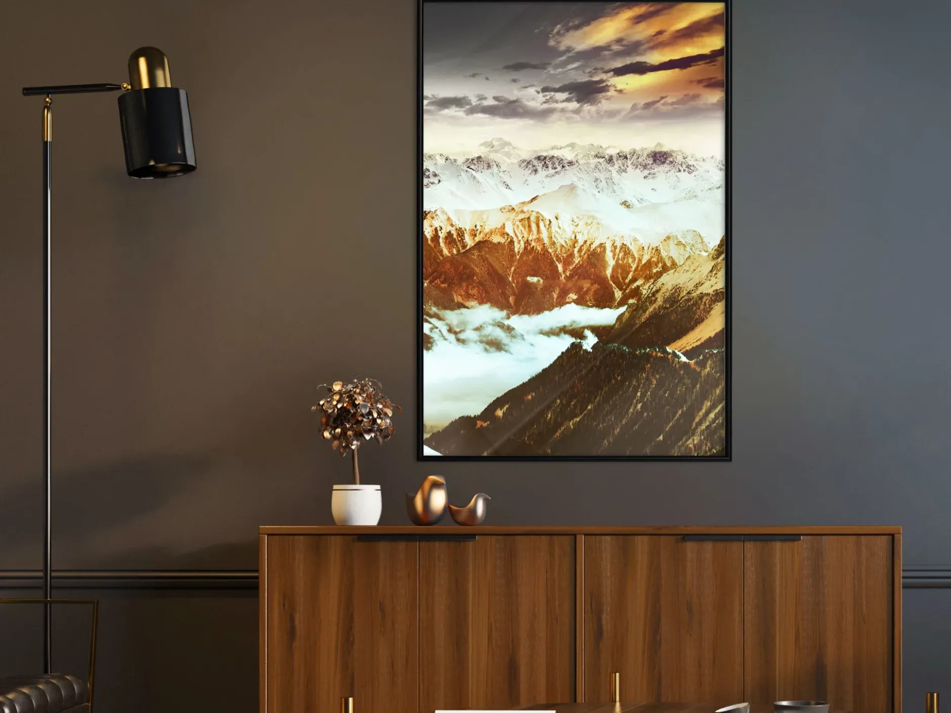 Poster 'Mountain Land'