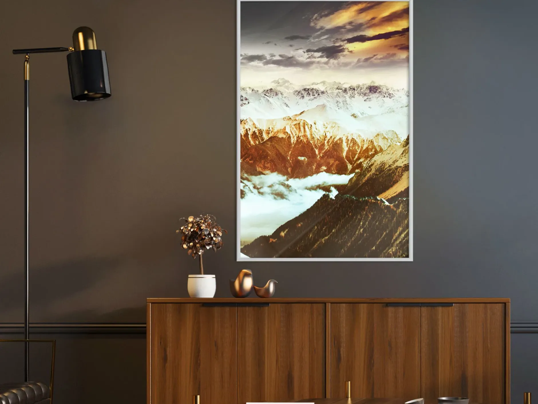 Poster 'Mountain Land'