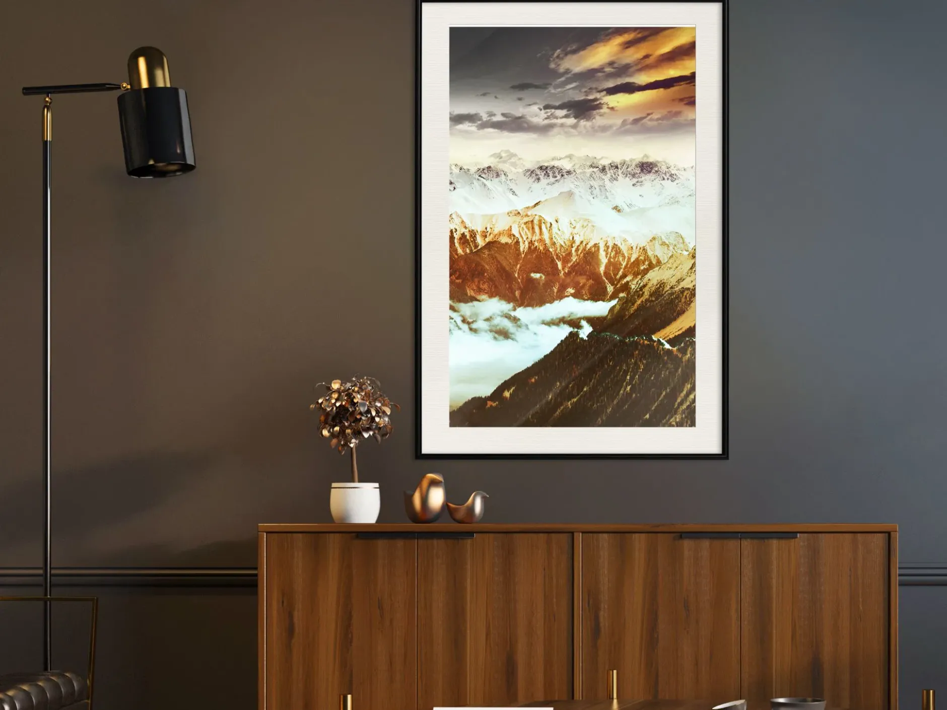 Poster 'Mountain Land'