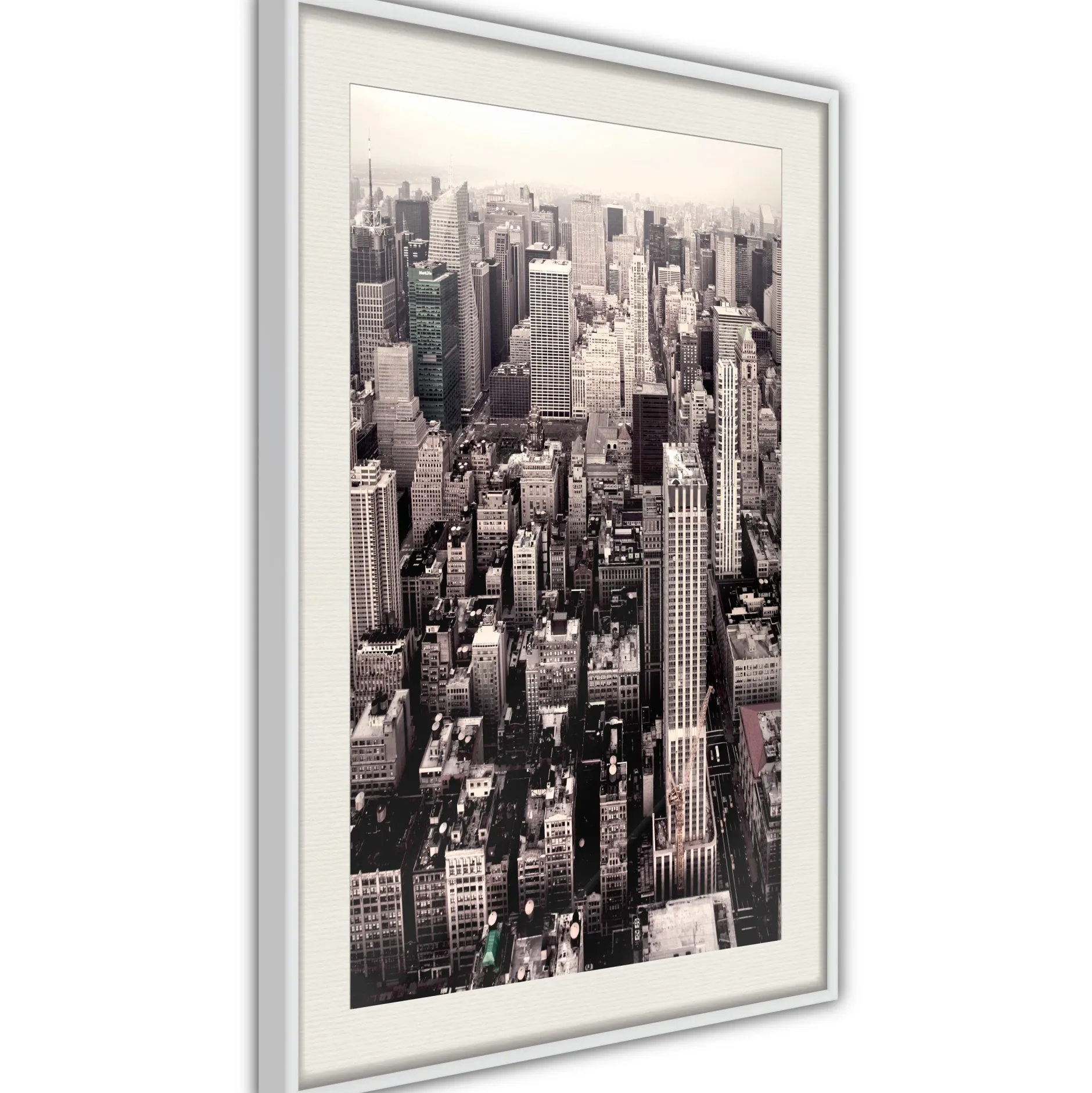 Poster 'New York from a Bird's Eye View'