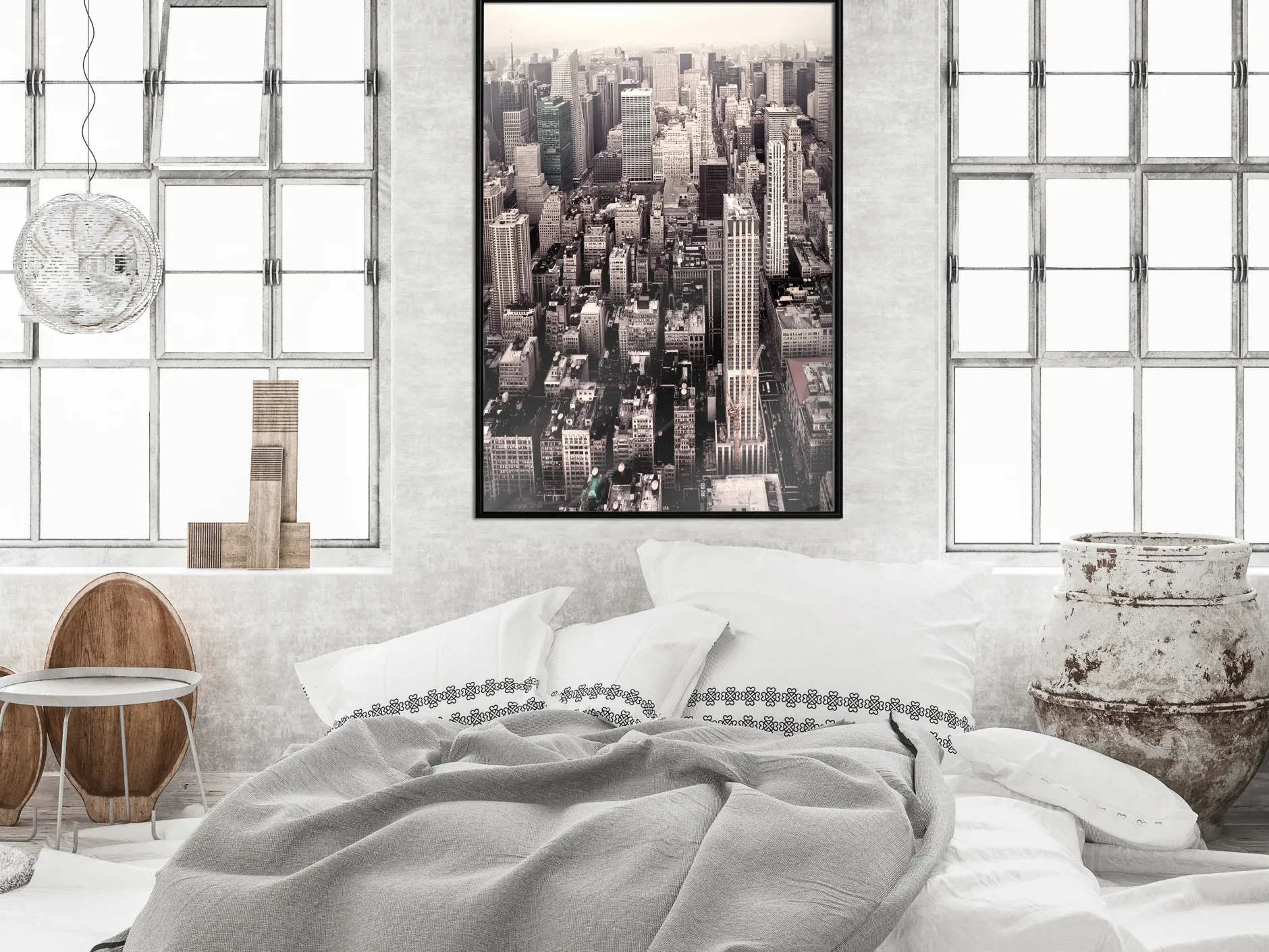 Poster 'New York from a Bird's Eye View'
