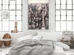 Poster 'New York from a Bird's Eye View'