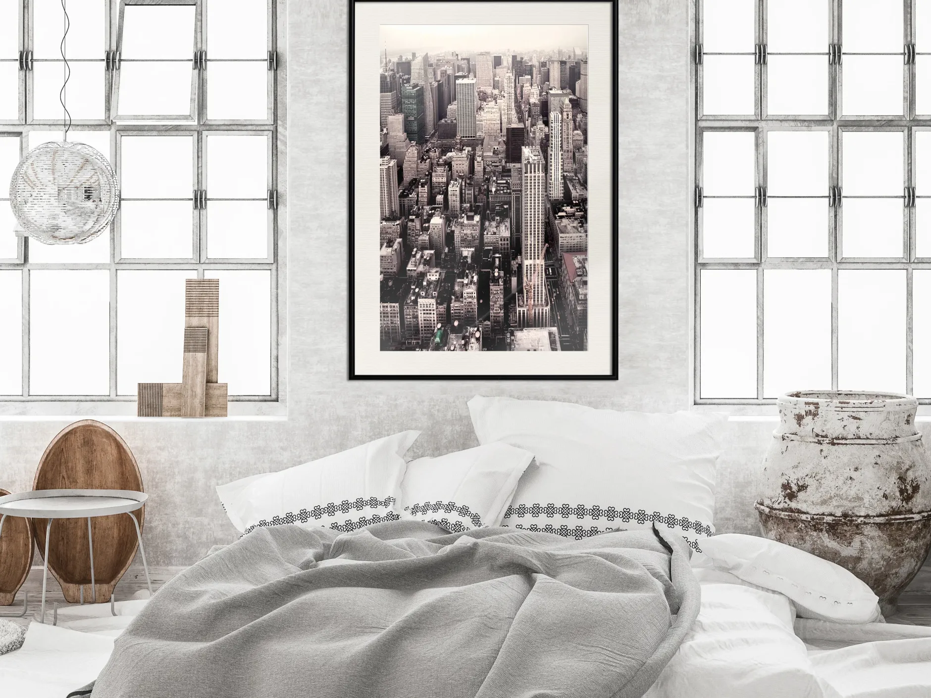 Poster 'New York from a Bird's Eye View'