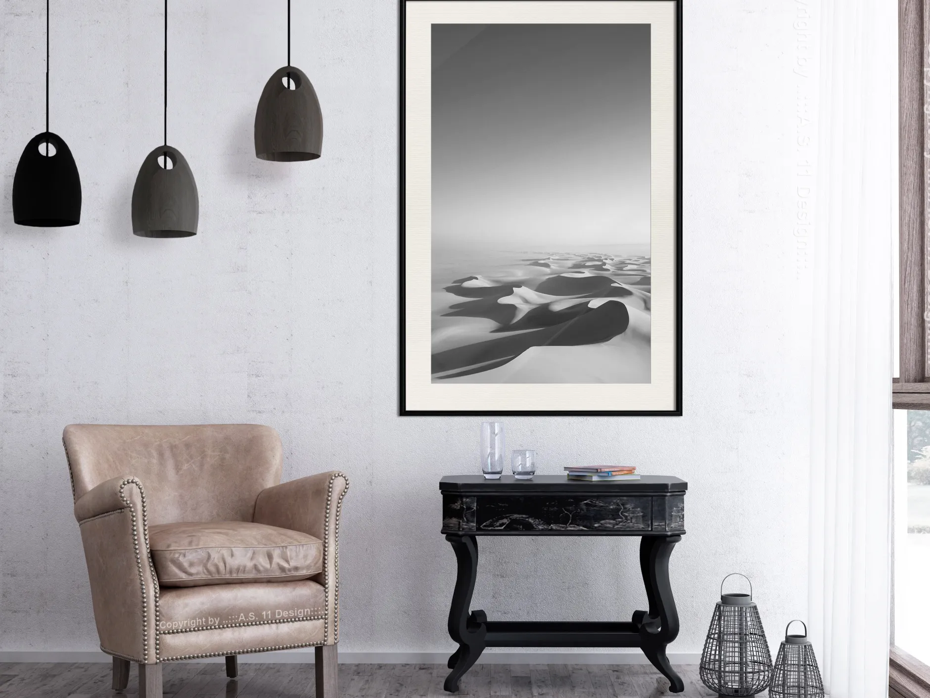 Poster 'Ocean of Sand I'