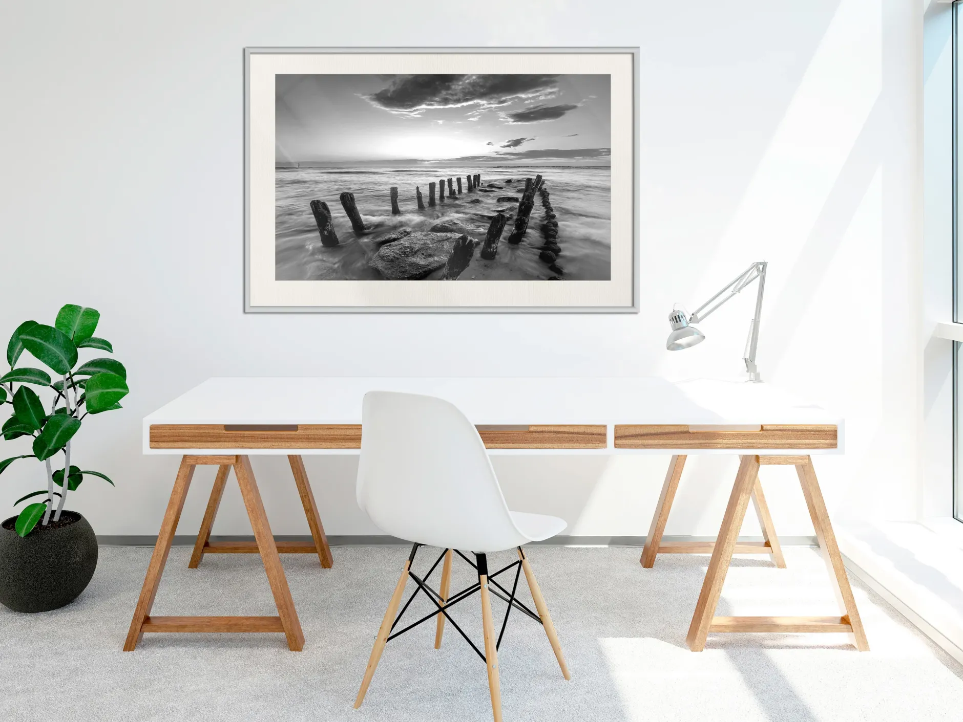 Poster 'Old Breakwater'