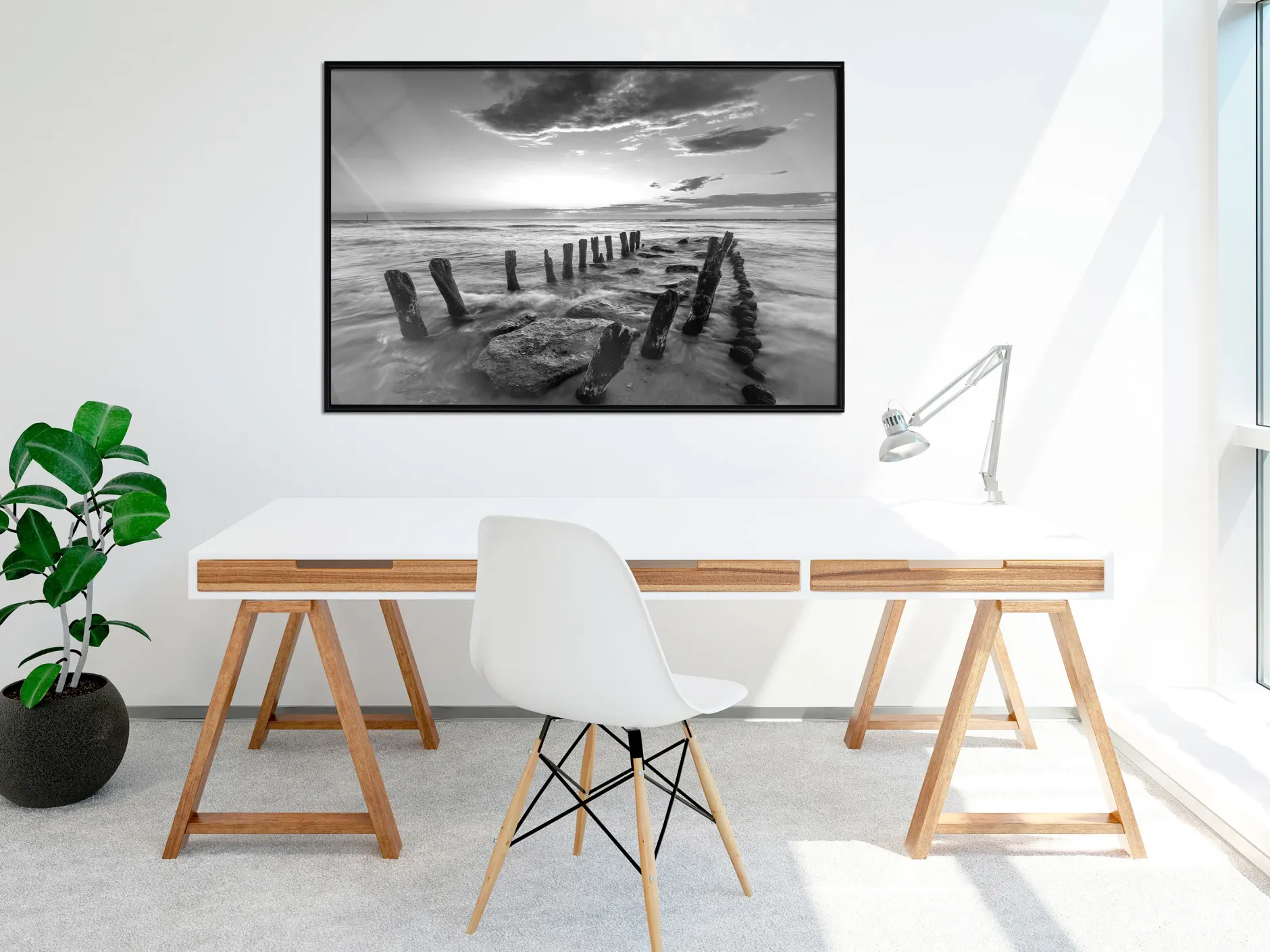 Poster 'Old Breakwater'