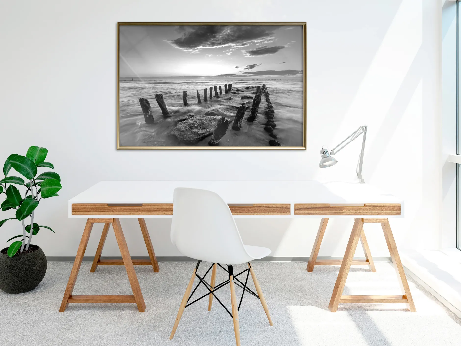 Poster 'Old Breakwater'