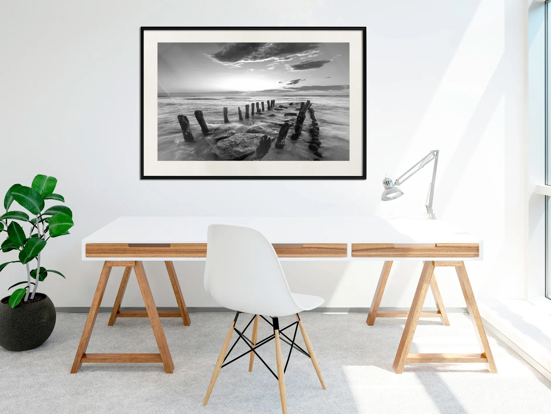 Poster 'Old Breakwater'