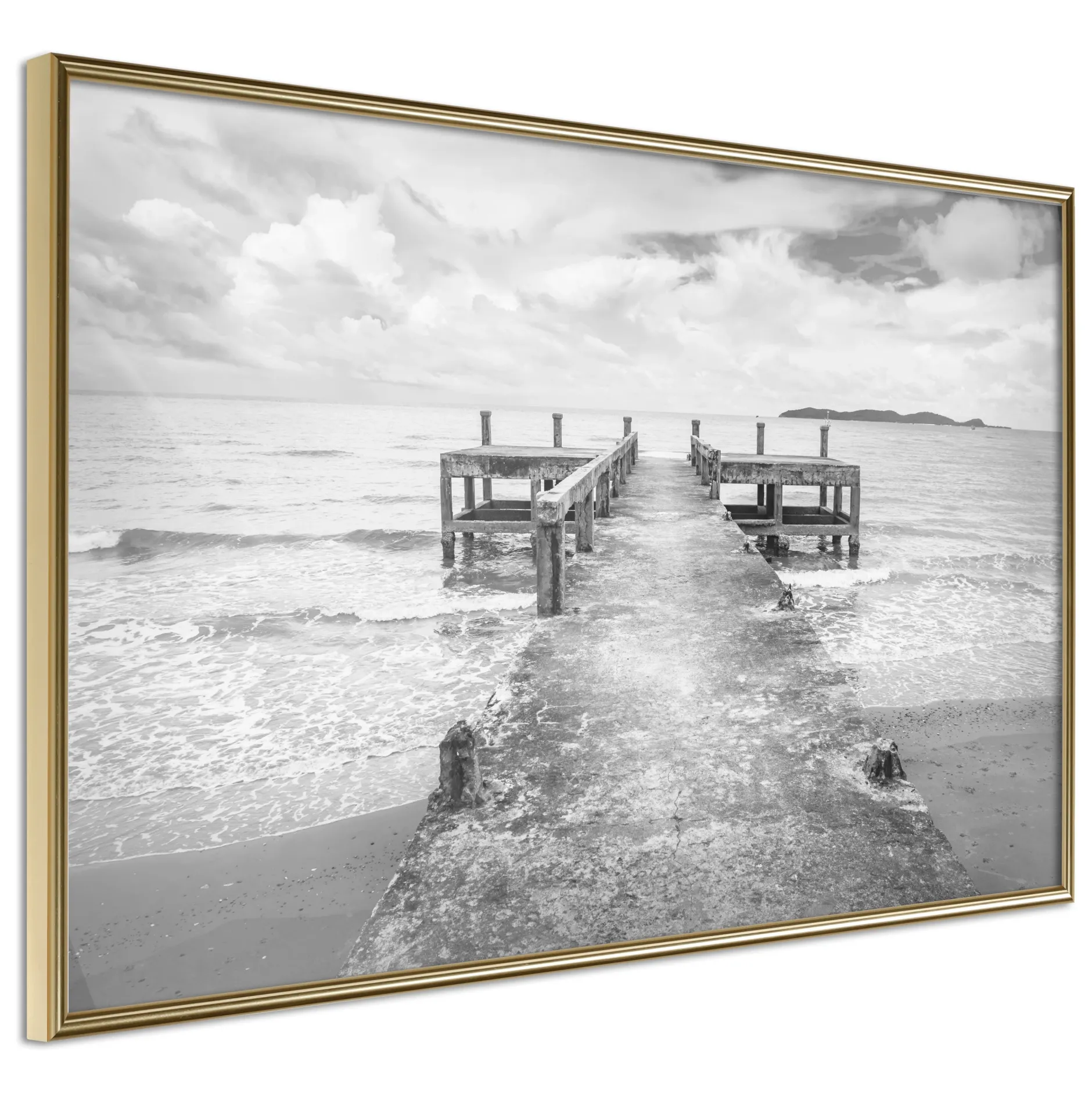 Poster 'Old Pier'