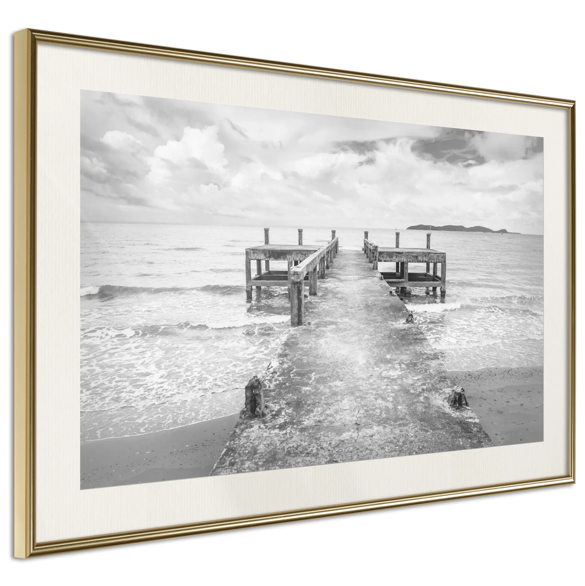 Poster 'Old Pier'