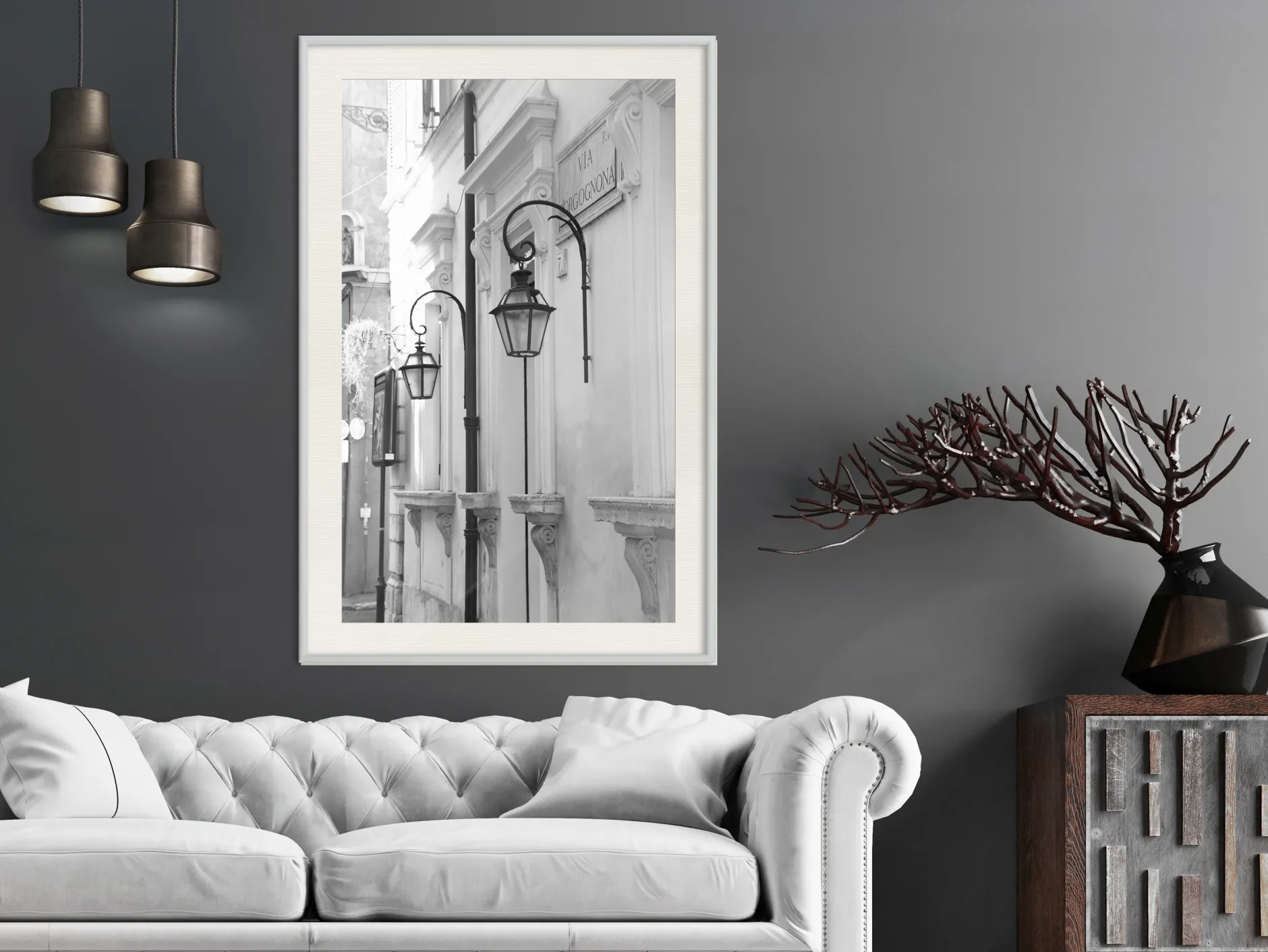 Poster 'Old Town's Charm'