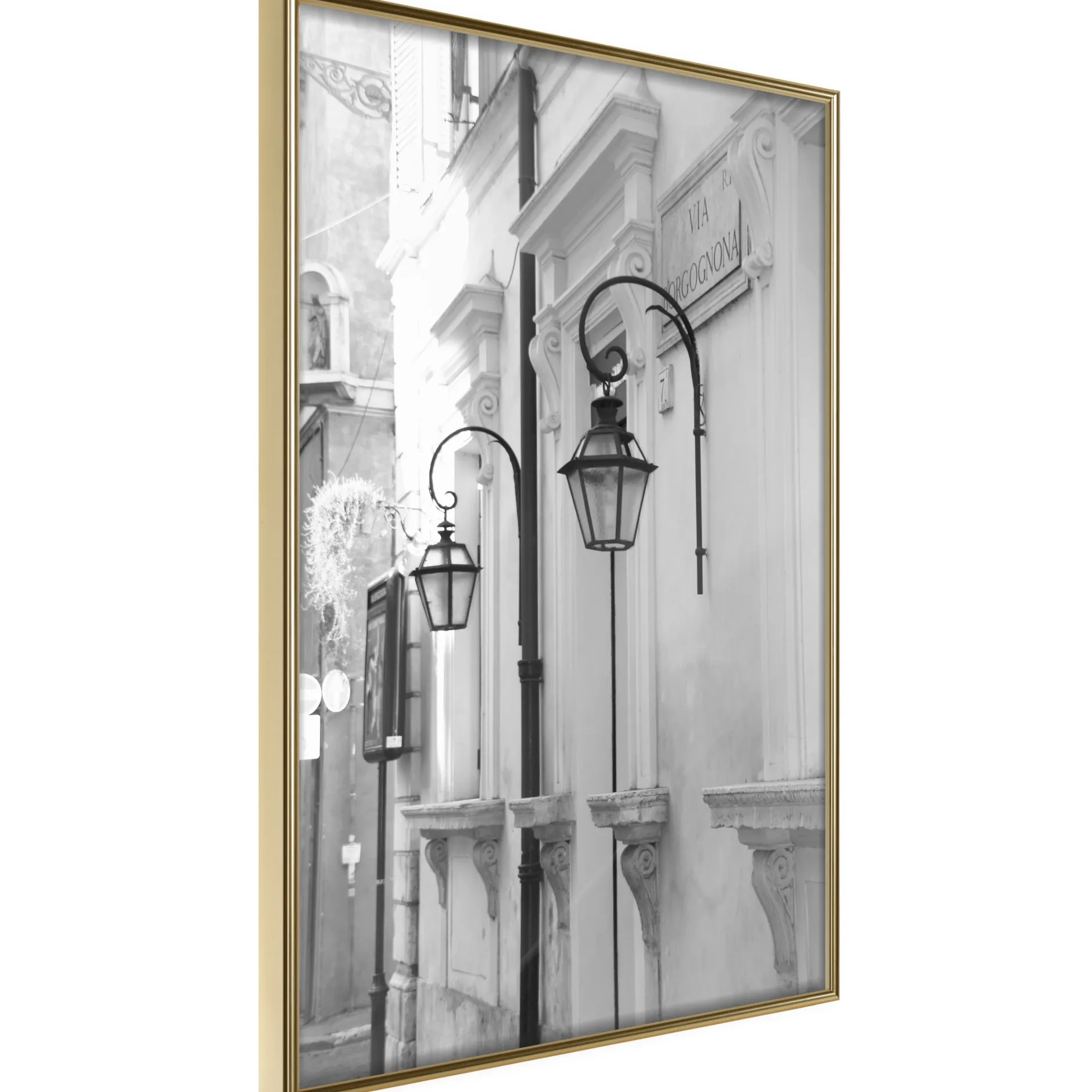 Poster 'Old Town's Charm'